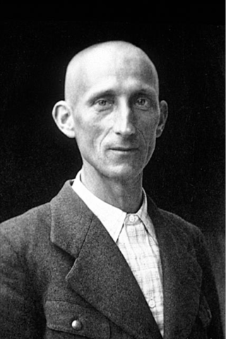 Eduard Pesendorfer nach seiner Entlassung aus dem Konzentrationslager Dachau